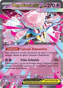 Mega Diancie ex (041/094) ( Foil - Fogo Fantasmagórico NM )