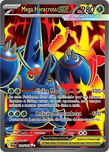 Mega Heracross ex (108/094) ( Foil - Fogo Fantasmagórico NM )