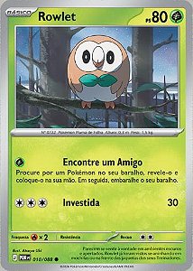 Rowlet (010/88) ( Reverse Foil - Equilibrio Perfeito NM )