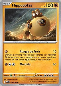 Hippopotas (039/88) ( Reverse Foil - Equilibrio Perfeito NM )