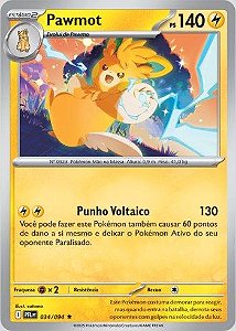 Pawmot (034/094) ( Reverse Foil - Fogo Fantasmagórico NM )