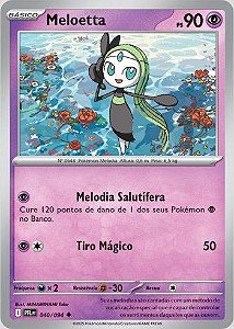 Meloetta (040/094) ( Reverse Foil - Fogo Fantasmagórico NM )