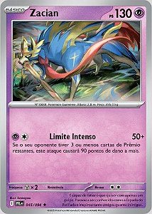 Zacian (045/094) ( Foil - Fogo Fantasmagórico NM )