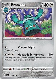 Bronzong (072/094) ( Reverse Foil - Fogo Fantasmagórico NM )
