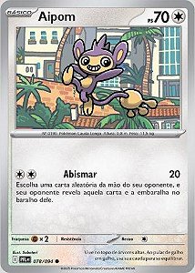 Aipom (078/094) ( Normal - Fogo Fantasmagórico NM )
