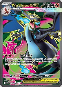 Mega Charizard X ex (109/094) ( Foil - Fogo Fantasmagorico NM )