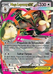 Mega Lopunny ex (084/094) ( Foil - Fogo Fantasmagorico NM )