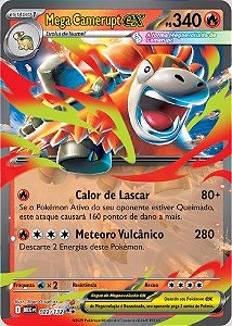 Mega Camerupt ex (022/132) ( Foil - Megaevolução NM )