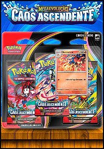 (PT-BR) Blister Triplo Megaevolução 4 - Caos Ascendente - Charmeleon