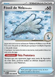 Fóssil de Vela Arcaico (069/88) ( Reverse Foil - Equilibrio Perfeito NM )