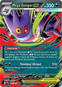 Mega Gengar ex (056/094) ( Foil - Fogo Fantasmagórico NM )