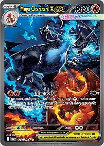 Mega Charizard X ex (125/094) ( Foil - Fogo Fantasmagórico NM )