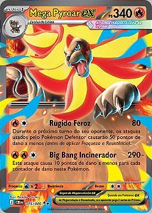Mega Pyroar ex (015/086) ( Foil - Caos Ascendentes NM )