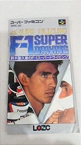 Manual F1 Super Driving - Super Famicom ( USADO )