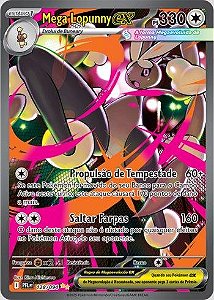 Mega Lopunny ex (128/094) ( Foil - Fogo Fantasmagorico NM )