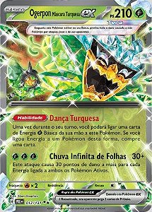 Ogerpon Máscara Turquesa ex (012/131) ( Foil - Evoluções Prismáticas NM )