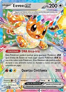 Eevee ex (075/131) ( Foil - Evoluções Prismáticas NM )