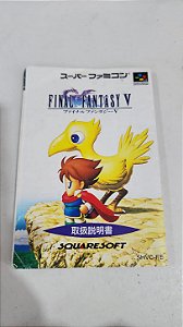 Manual Final Fantasy 5 - Super Famicom ( USADO )