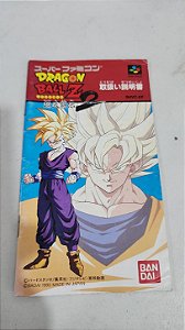 Manual Dragon Ball Z 2 - Super Famicom ( USADO )