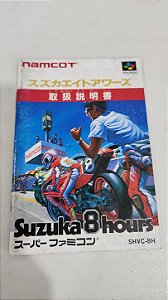 Manual Suzuka 8 Hours - Super Famicom ( USADO )