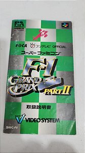 Manual F1 Grand Prix Part 2 - Super Famicom ( USADO )