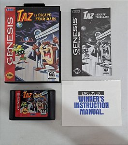 Taz in escape from mars - mega drive (USADO)