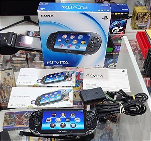 Console PS Vita Oled CIB D3SBLOQU34ADO com cartão de 16 GB