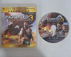 Uncharted 3 Edição Favoritos PS3 (USADO)