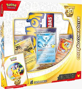 Caixa - Megaevolução 5.5 - Coleção Pôster Celebração 30 Anos ( Pré Venda Disponivel A partir de 16/09 )