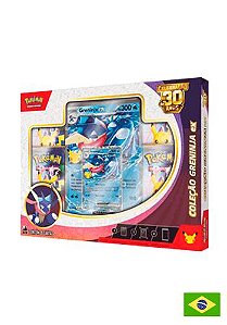 Box Coleção Celebração 30 Anos - Greninja ex ( Pré Venda Disponivel A partir de 16/09 )