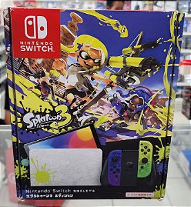 Console Nintendo Switch Oled Edição Especial Splatoon 3 ( USADO )