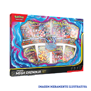 Box Pokémon Coleção Mega Greninja EX