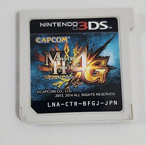 Monster Hunter 4G Japonês - Nintendo 3DS (Apenas cartucho)