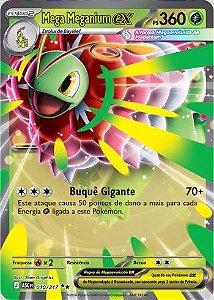 Mega Meganium ex (010/217)( Foil - Heróis Excelsos NM )
