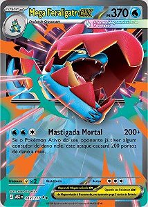 Mega Feraligatr ex (043/217)( Foil - Heróis Excelsos NM )