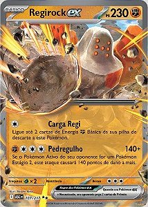 Regirock ex (107/217)( Foil - Heróis Excelsos NM )