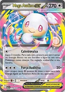 Mega Audino ex (172/217)( Foil - Heróis Excelsos NM )