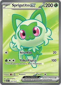 Sprigatito ex (251/217)( Foil - Heróis Excelsos NM )