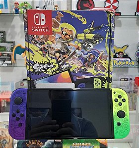 Console Nintendo Switch Oled 128GB Splatoon 3 D3SBLOQU3ADO (USADO)