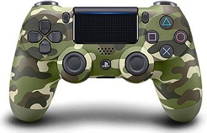 Controle Dualshock 4 Green Camouflage - PS4 ( NOVO )