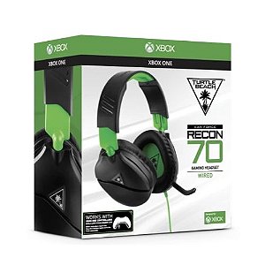 Headset Gamer Turtle Beach Recon 70X - Compatível com Xbox PS4 PC Nintendo Switch e Mobile Preto