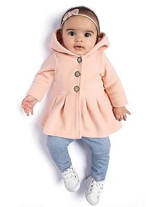Conjunto Bebê - Casaco e Calça - TMX - Rosa - Tam. GG