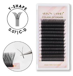 Cílios Arison Y Mix E Tamanho Único - Volume Brasileiro