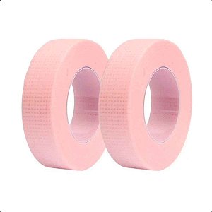 Fita Transpore Rosa para Extensão de Cílios Kit com 2un