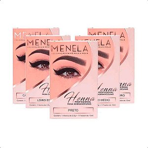 Kit Henna Menela para Sobrancelhas