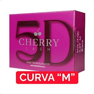 Cílios Cherry Lash W 5D Flip Curva M