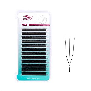 Cílios Fadvan U-W 3D Mix e Tamanho Único