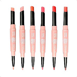 Batom Duo Matte Lyrics Coleção Royal Nude