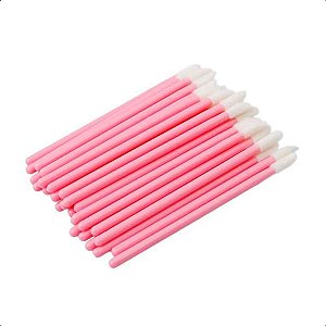 Aplicador Pincel Descartável para Gloss Batom Limpeza Cílios Kit com 50un