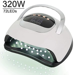 Máquina do secador de unhas SUN X21 MAX, 72 LEDs, lâmpada LED UV para unhas, c